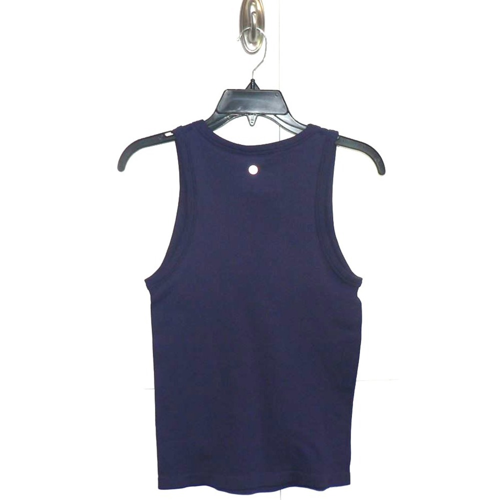 90 Degree by Reflex Women's 3-Pack Crew Neck Seamless Rib Tank Tops Blue/Black M - Picture 4 of 10